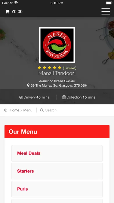 Manzil Tandoori East Ekran Görüntüleri