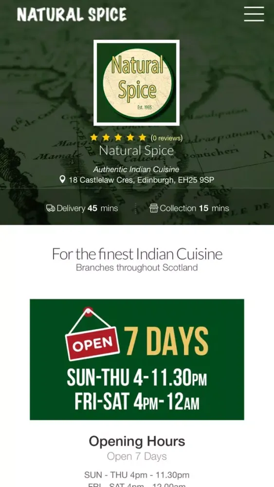 Natural Spice Takeaway Ekran Görüntüleri