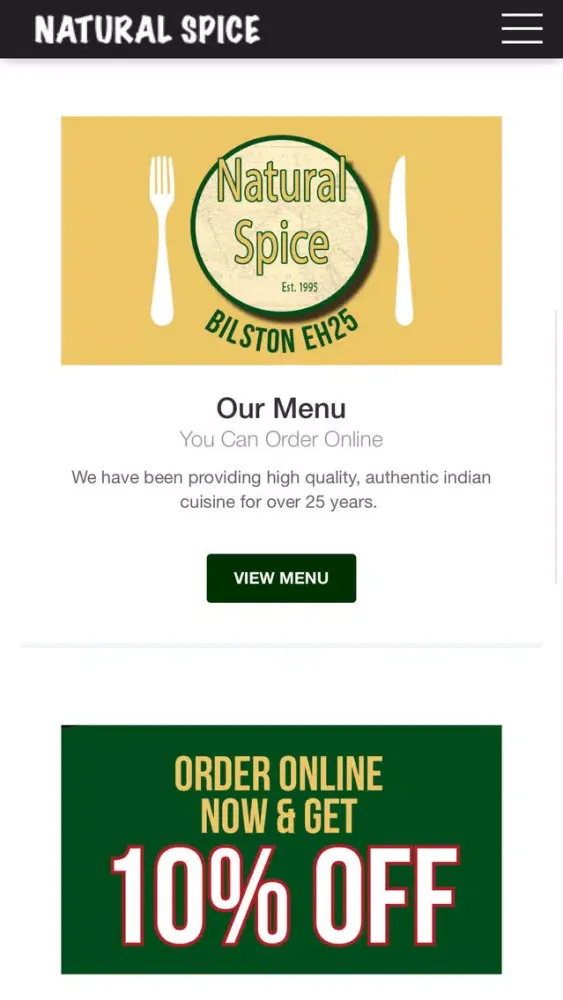 Natural Spice Takeaway Ekran Görüntüleri