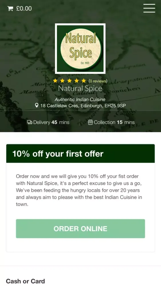 Natural Spice Takeaway Ekran Görüntüleri