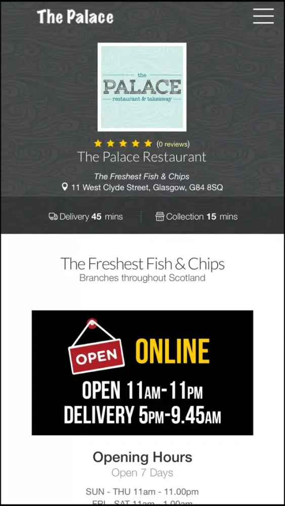 The Palace Restaurant স্ক্রিনশট