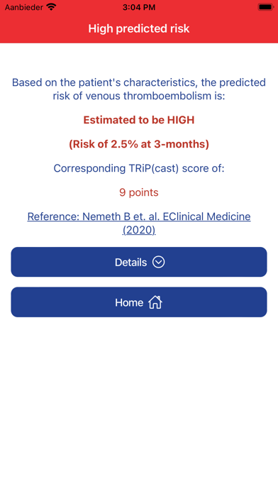 Zrzuty ekranu Thrombosis Risk Prediction