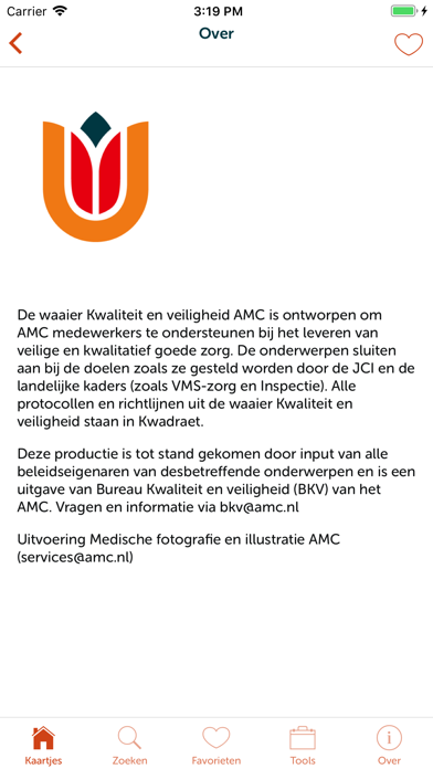 Zrzuty ekranu Waaier Kwaliteit en Veiligheid