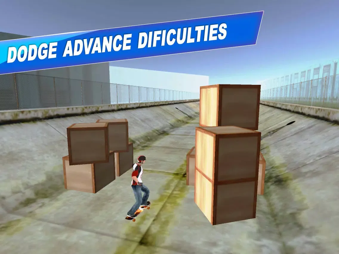 Tangkapan skrin Extreme Skater Boy: Epic Skateboard Racing Game iPad 