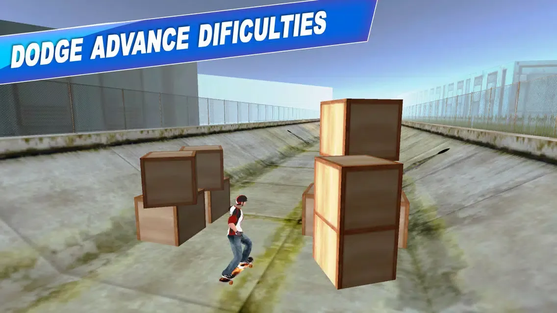 Tangkapan skrin Extreme Skater Boy: Epic Skateboard Racing Game