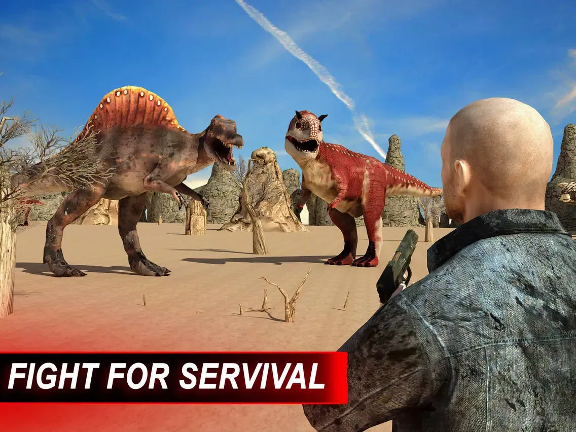 Ảnh chụp màn hình của Real Dinosaur Simulator Games: Hunter Island iPad 