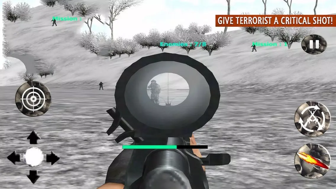 War Brave Sniper: Snow Mountai Ekran Görüntüleri