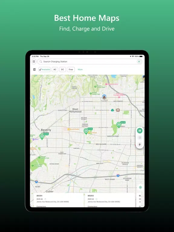 ChargeSmart EV iPad  スクリーンショット