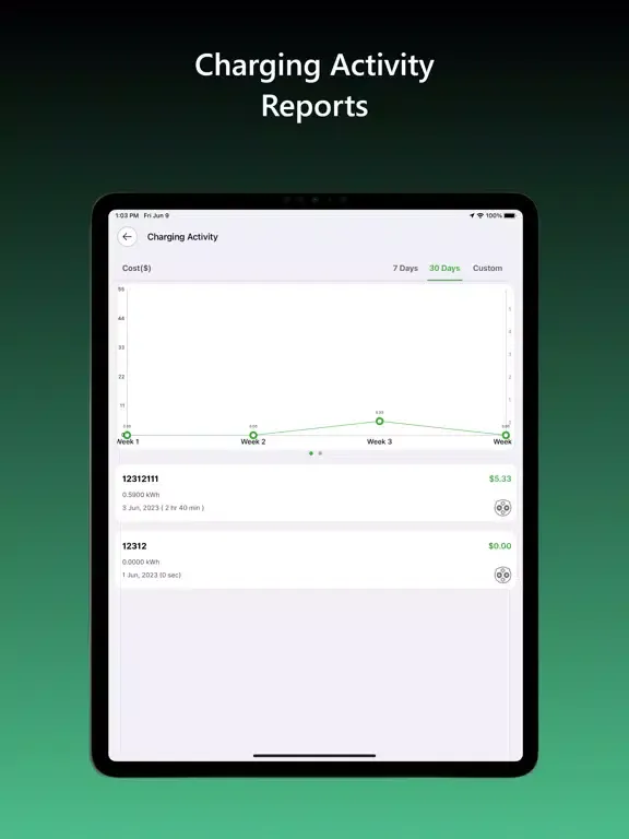 ChargeSmart EV iPad  スクリーンショット