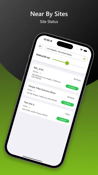 Zrzuty ekranu GRAVITI EV CHARGING