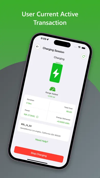 Greenspeed EV Charging Screenshots