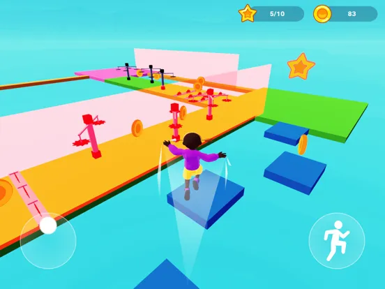 Zrzuty ekranu Obby Parkour 3D: Run Only Up iPad 