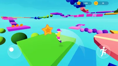 Zrzuty ekranu Obby Parkour 3D: Run Only Up