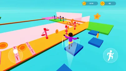 Zrzuty ekranu Obby Parkour 3D: Run Only Up