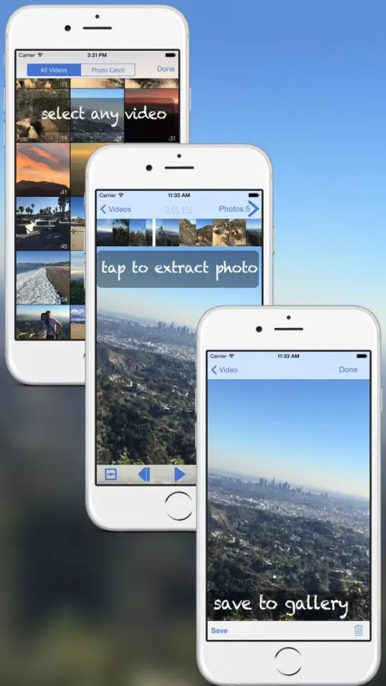 Photo Catch - Photos from Video سکرین شاٹس