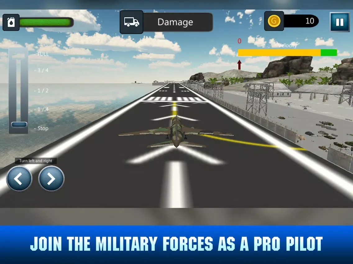 Cargo Army Plane Flight Sim 3D iPad  Screenshots