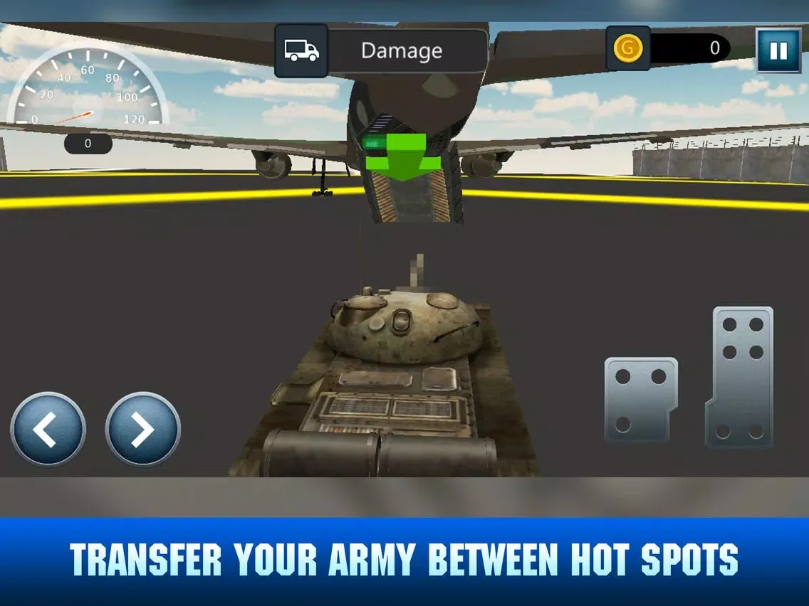 Cargo Army Plane Flight Sim 3D iPad  Screenshots