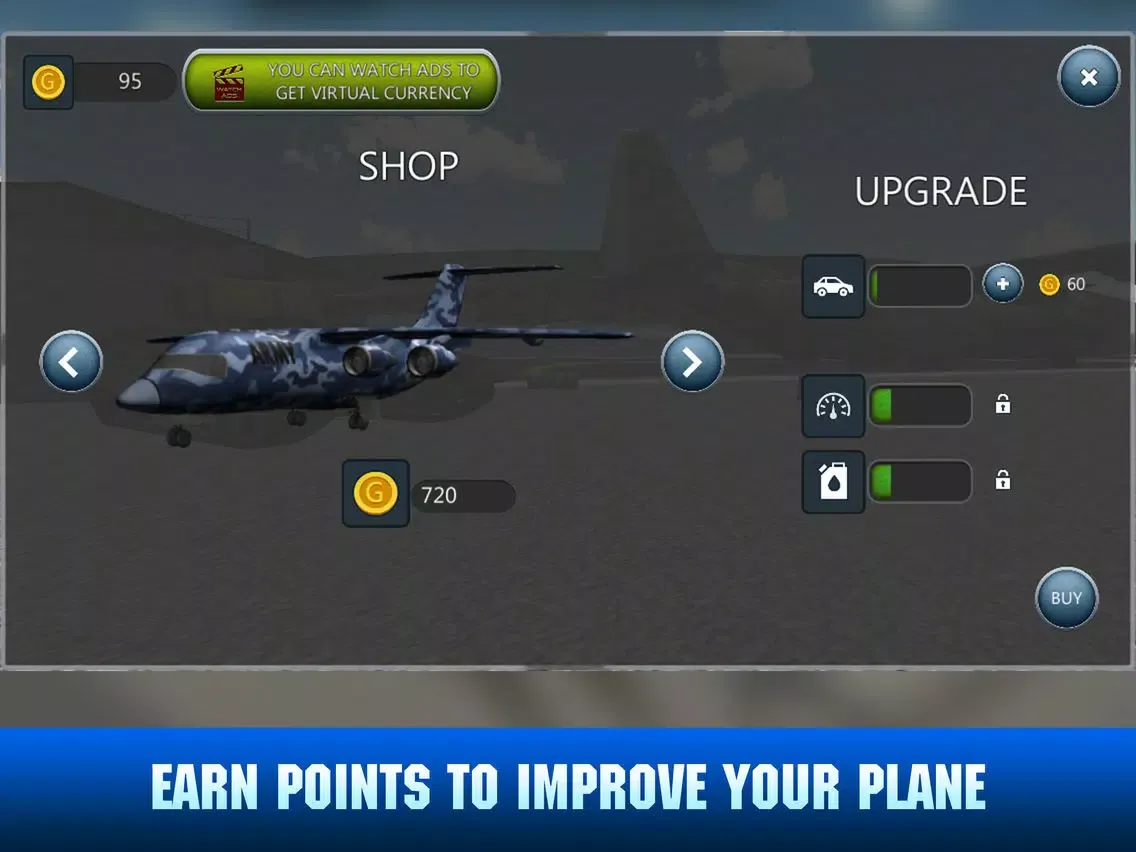 Cargo Army Plane Flight Sim 3D iPad  Screenshots