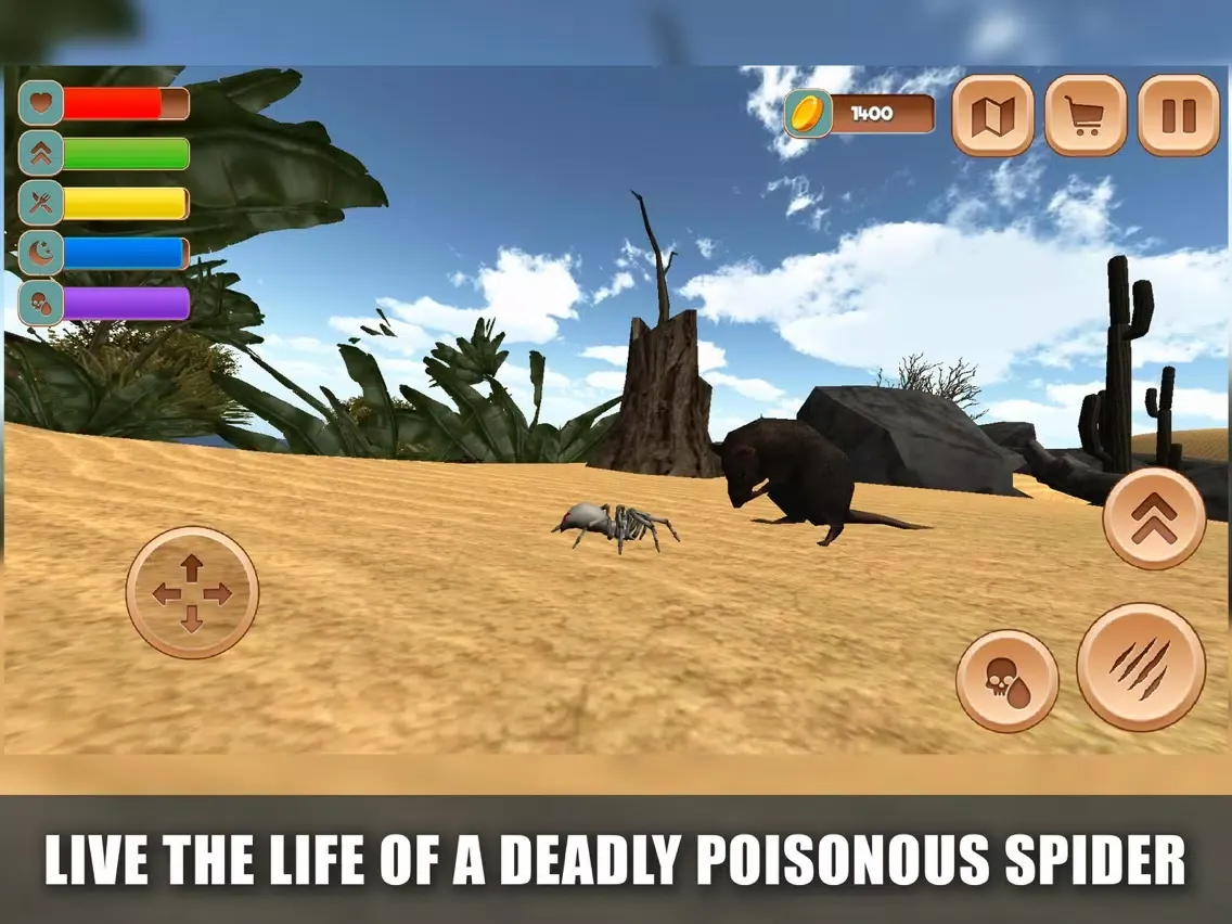Capturas de tela do Black Widow Spider Simulator iPad 