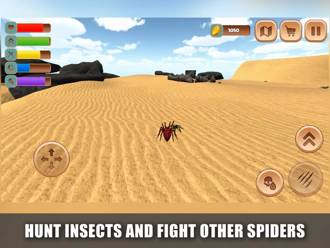 Capturas de tela do Black Widow Spider Simulator iPad 