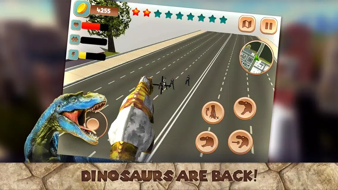 Dinosaur T-Rex - City Attack Ekran Görüntüleri