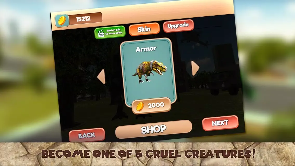 Dinosaur T-Rex - City Attack Ekran Görüntüleri