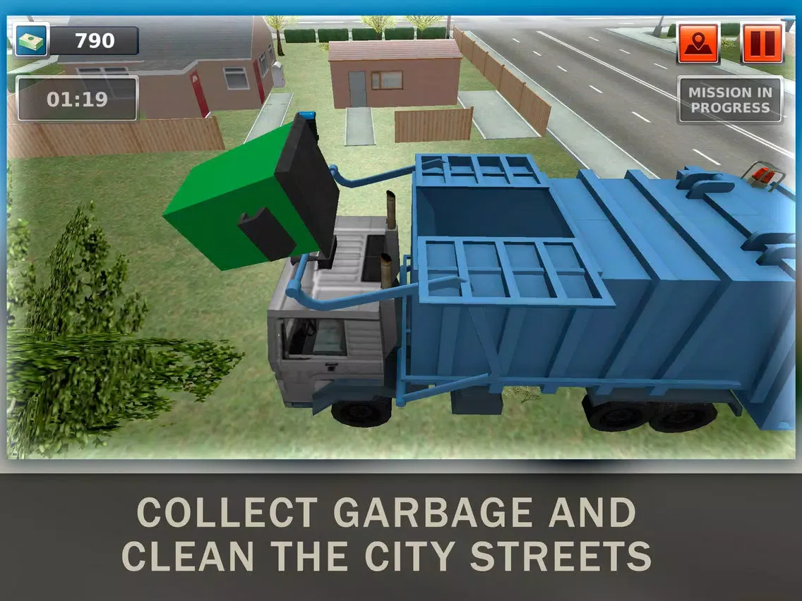 Capturas de tela do Trash Truck Driving Simulator iPad 