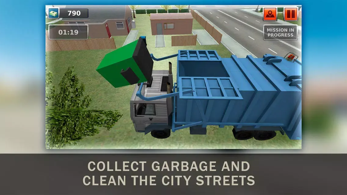 Capturas de tela do Trash Truck Driving Simulator