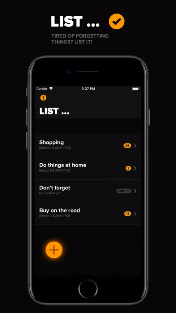 Screenshot di List ... just list it