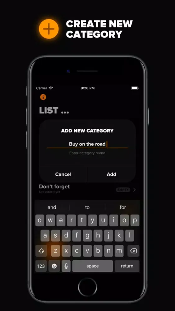 Screenshot di List ... just list it