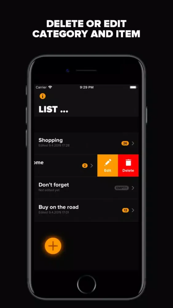 Screenshot di List ... just list it