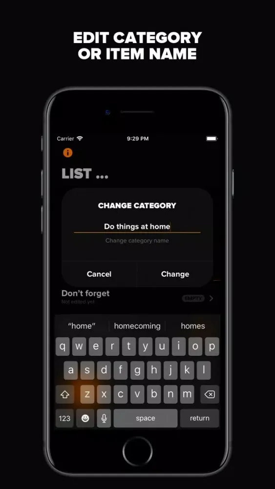 Screenshot di List ... just list it