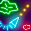 Glow Asteroids Shooter