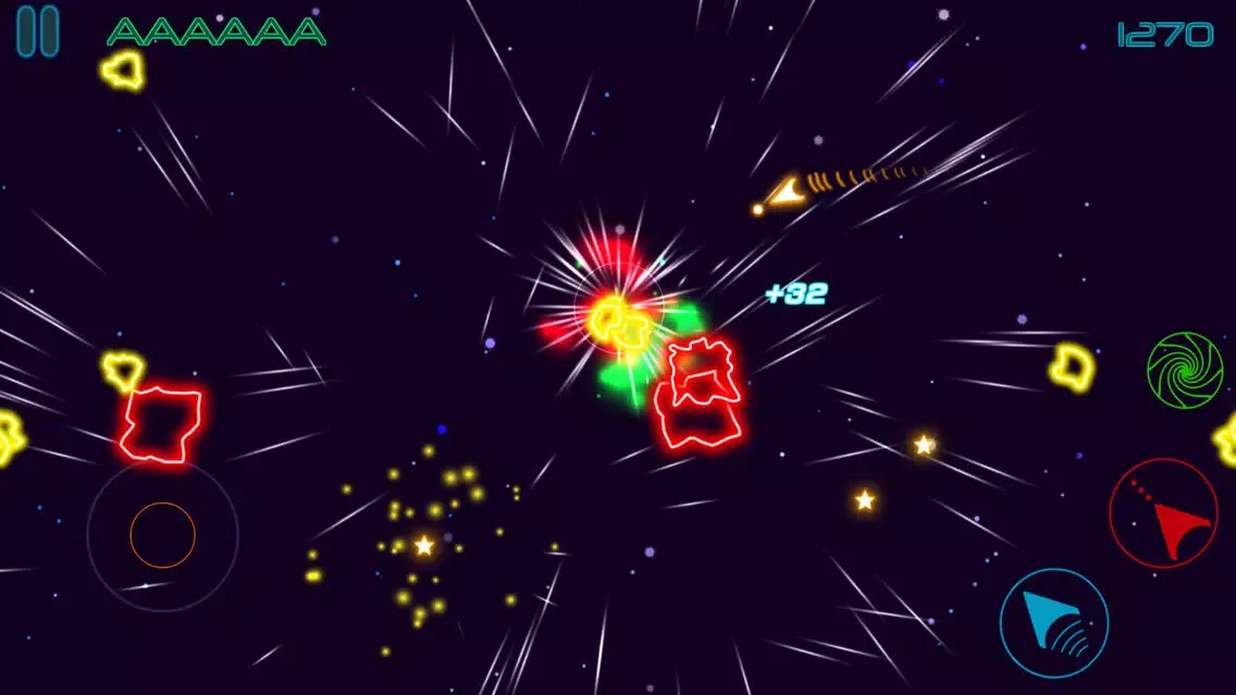Glow Asteroids Shooter Screenshots
