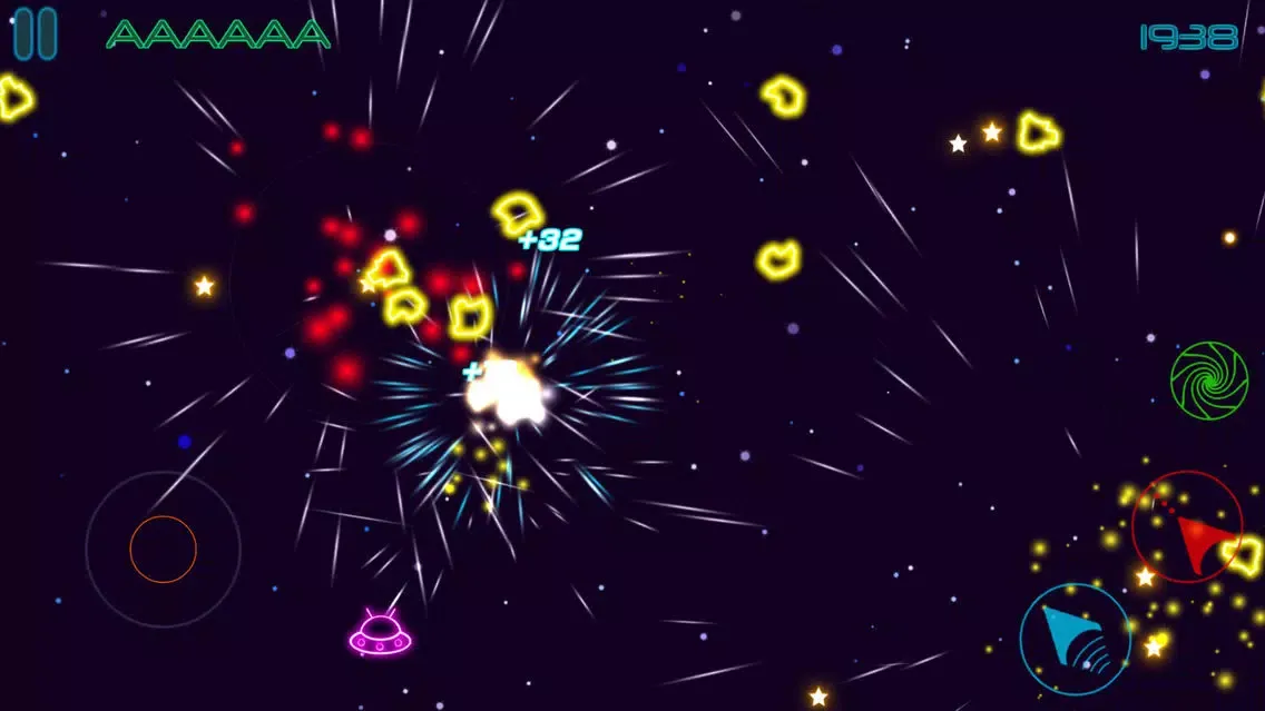 Glow Asteroids Shooter Screenshots