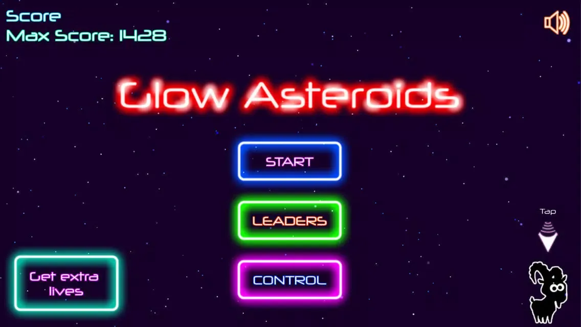 Glow Asteroids Shooter Screenshots