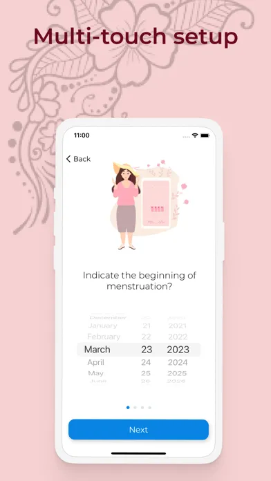 Tangkapan skrin Period tracker : My Calendar