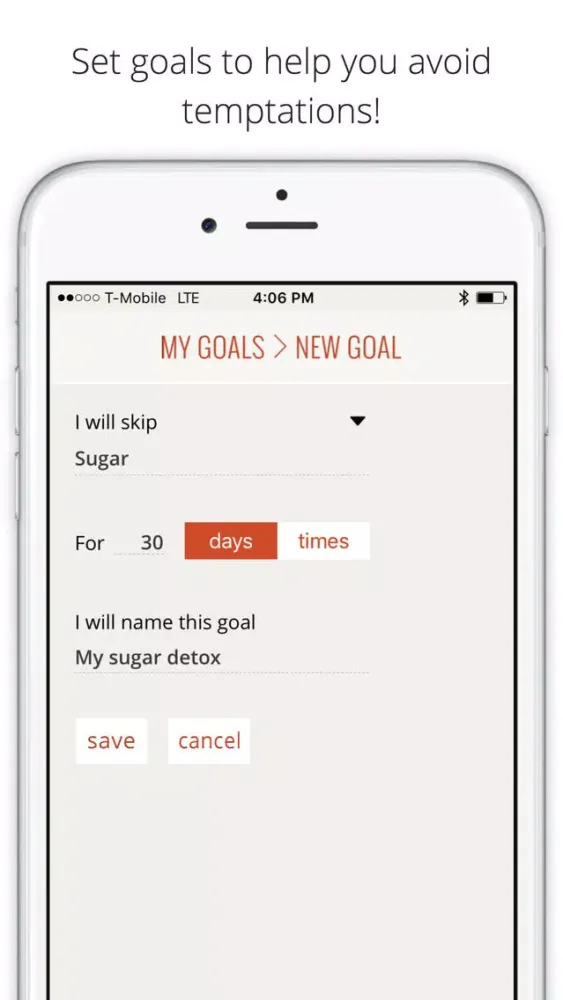 Ảnh chụp màn hình của Myskips – a mindful take on diet and lifestyle change!