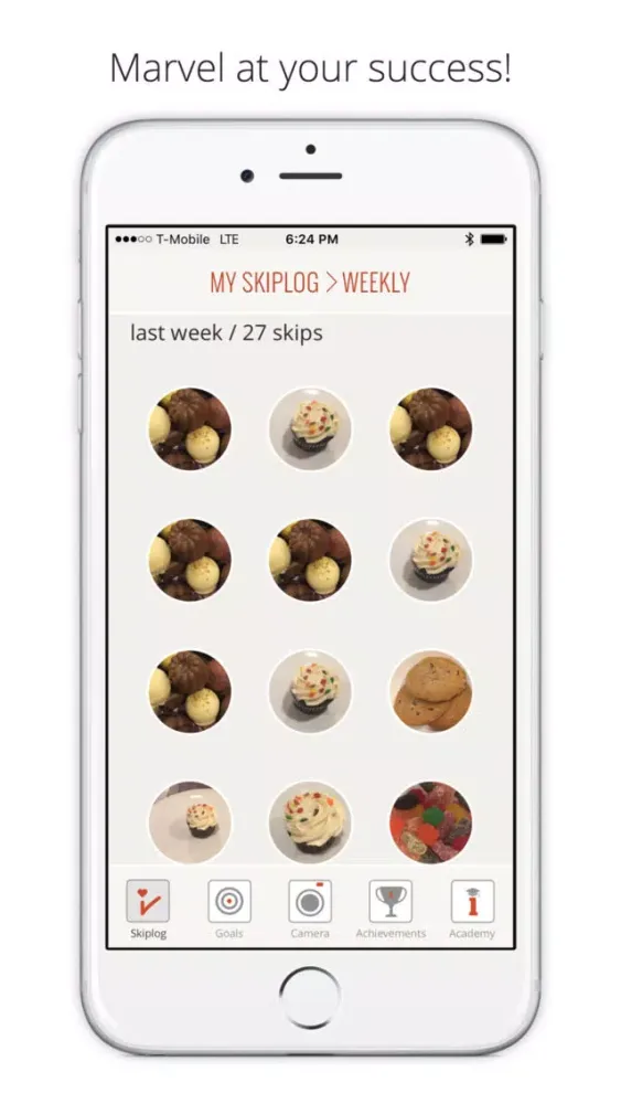 Ảnh chụp màn hình của Myskips – a mindful take on diet and lifestyle change!