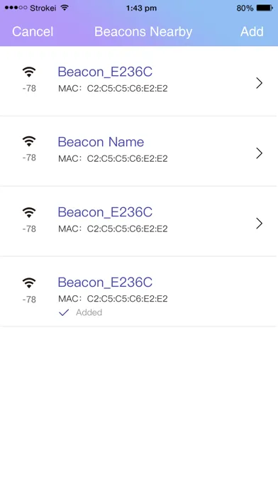 Ảnh chụp màn hình của BeaconAssistant