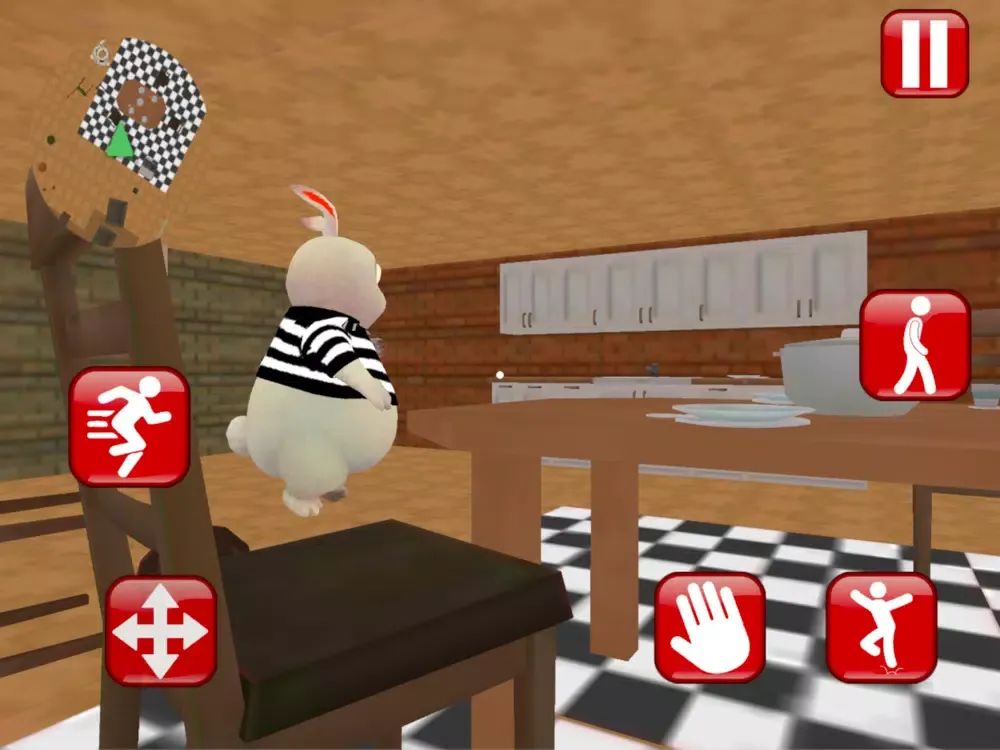 Evil Bunny Neighbor Escape iPad  Screenshots