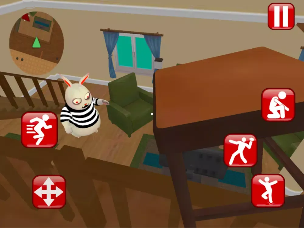 Evil Bunny Neighbor Escape iPad  Screenshots