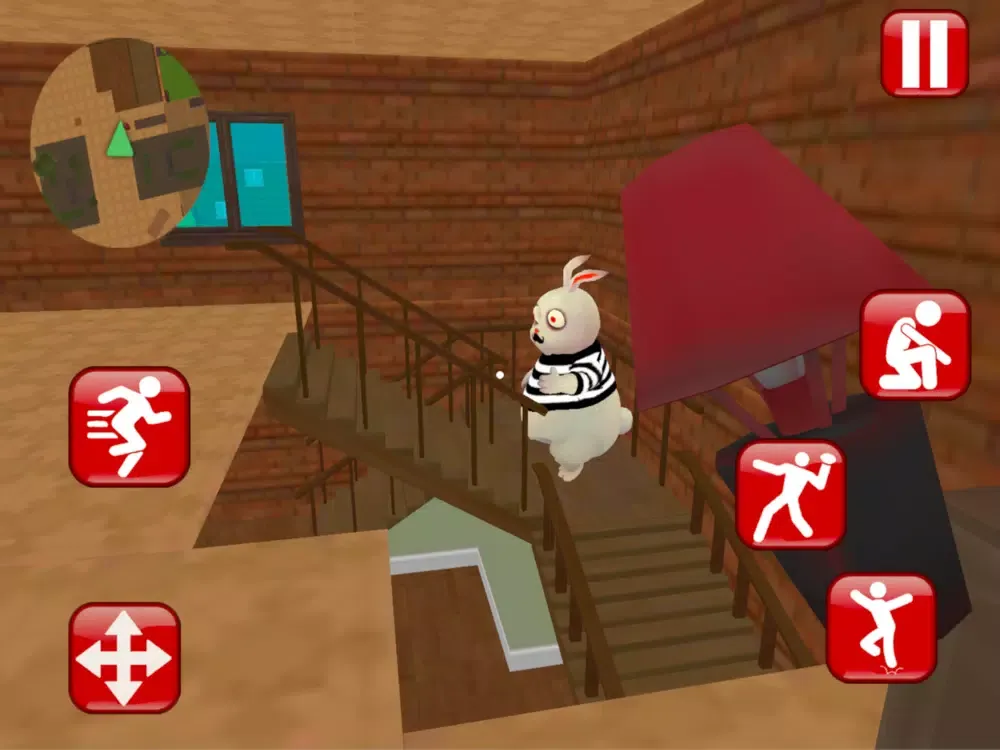 Evil Bunny Neighbor Escape iPad  Screenshots