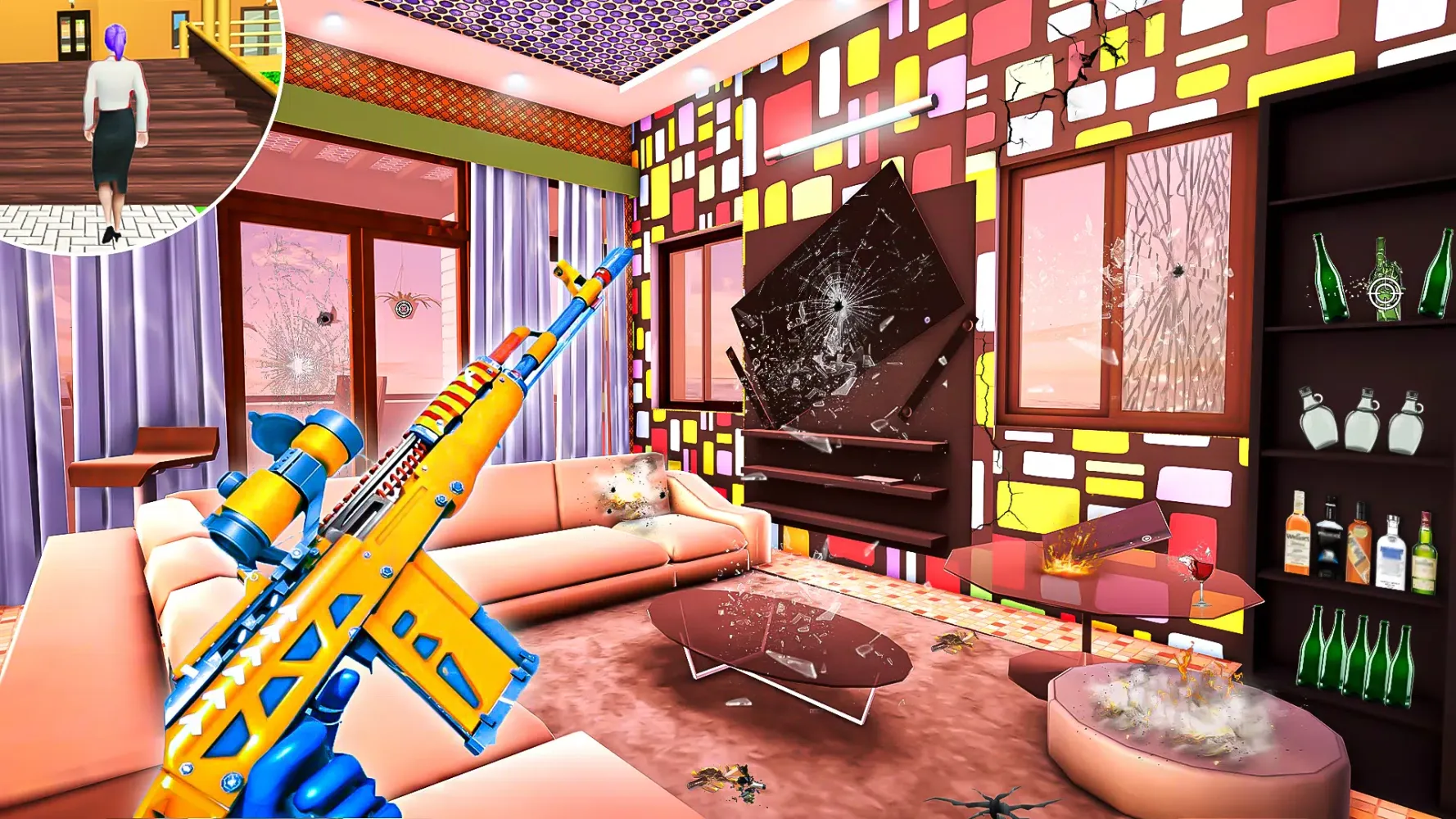 Evil Teacher Destruction Games Screenshots