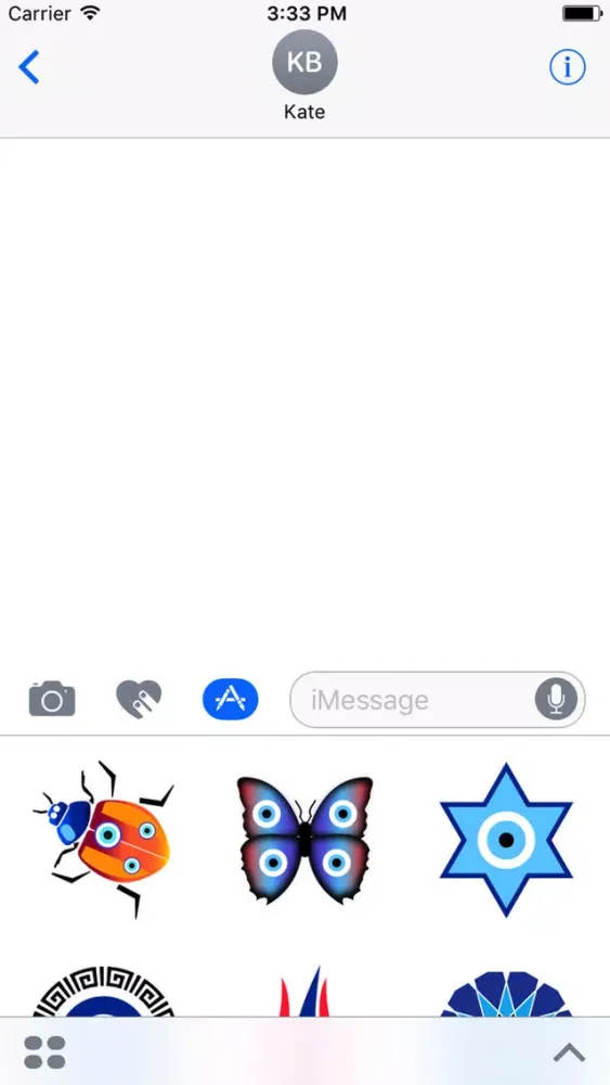 Evil Eye Sticker, Nazar Protection, Set 2应用截图