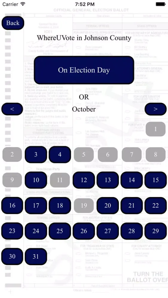 WhereUVote IA - Johnson County應用截圖