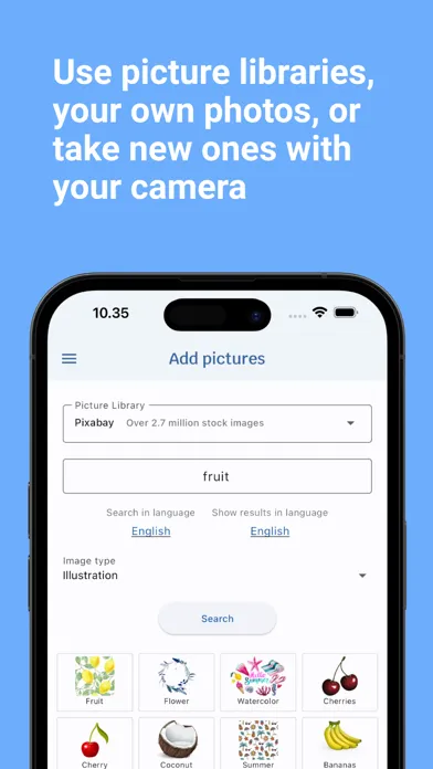 Evin Assist AAC Screenshots