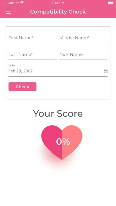 Capturas de tela do Eatance Dating app