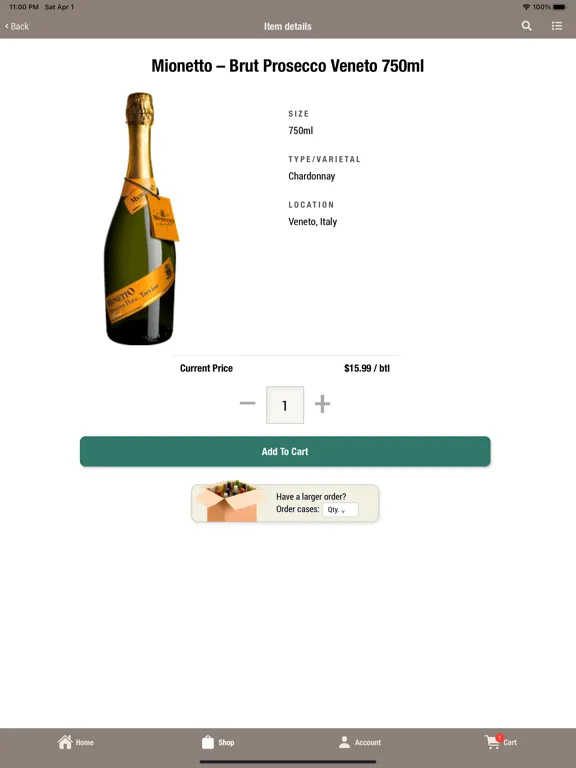 Ninth Avenue Vintner iPad  स्क्रीनशॉट