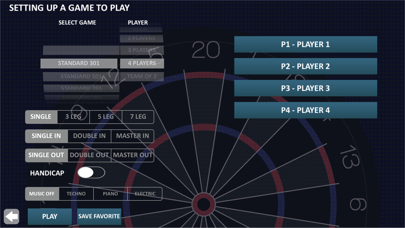 Capturas de tela do GoDart Bluetooth Dartboard